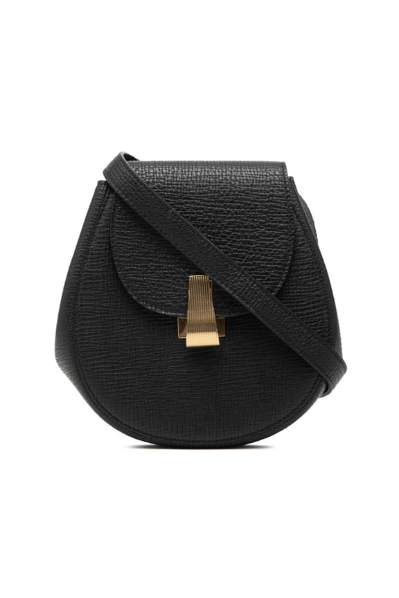 Pre-Owned Bottega Veneta Shoulder Bag Handbag Pouch Black Leather Women's BOTTEGAVENETA