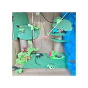 Safari Ltd. Rainforest TOOB - 11 Figurines: Macaw, Frogs, Toucan, Iguana, Monkey, Jaguar & More - Educational Toy Figures For Boys, Girls & Kids Ages 3+