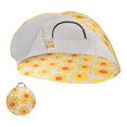 thumbnail image 1 of Tienda de campaña para refugio solar, tienda de playa, apertura rápida, sombra instantánea automática, toldo para refugio solar para acampar, viajes, Flor amarilla, 1 of 8