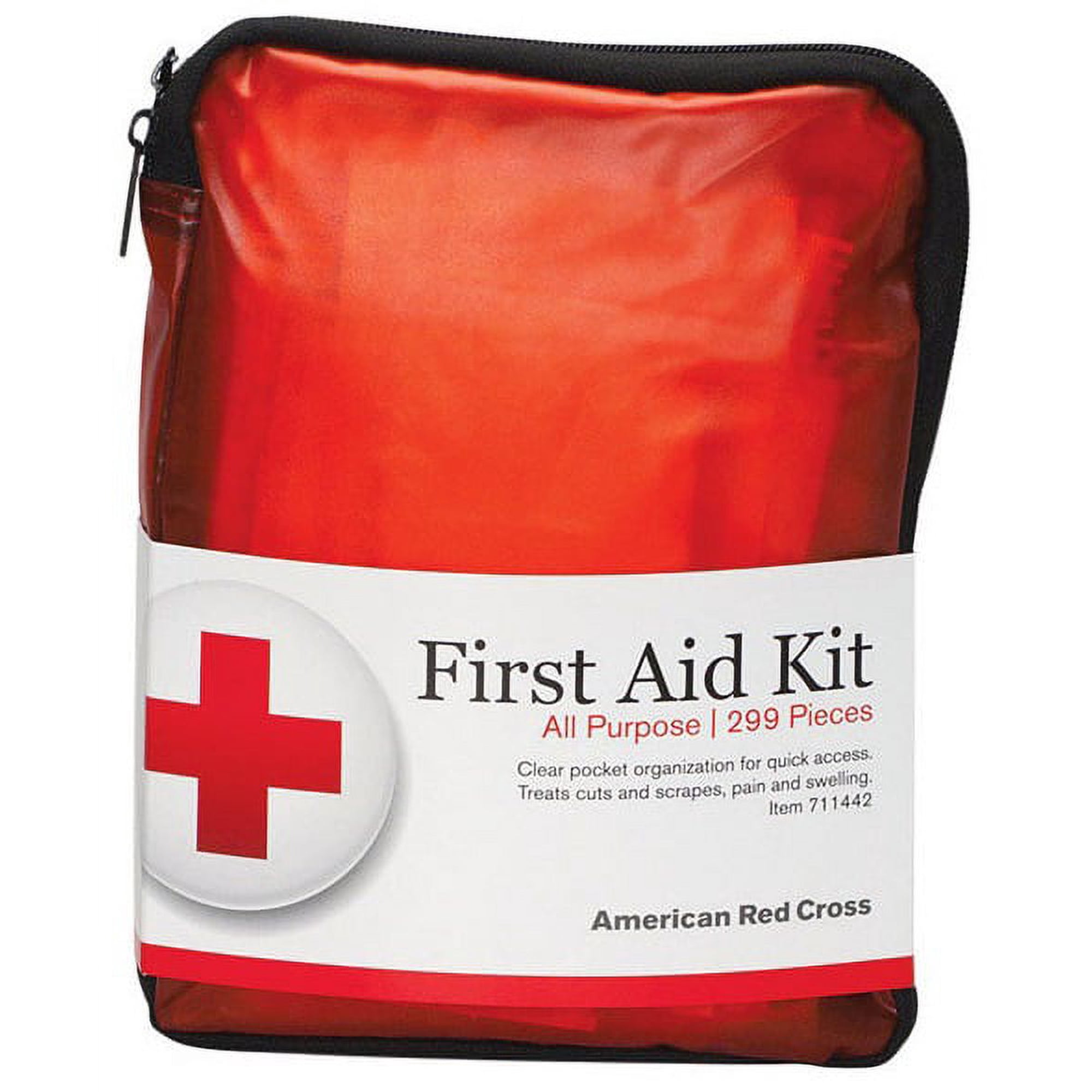 First Aid Kit and Housing, PVC 299 Components, 25 People Served 711442