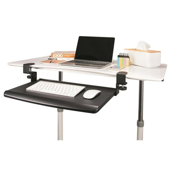 14 in. Standard Desk-Clamp Keyboard Tray