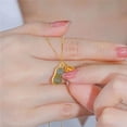 thumbnail image 4 of Hyasfey Women Necklace Chinese Style Dainty Faux Jade Auspicious Cloud Pendant Clavicle Necklace Jewelry Accessories, 4 of 8