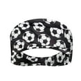 thumbnail image 3 of Diadema elástica con estampado de bolas para mujer, 1 bandana para el pelo, pañuelo para la cabeza para mujer, 3 of 3