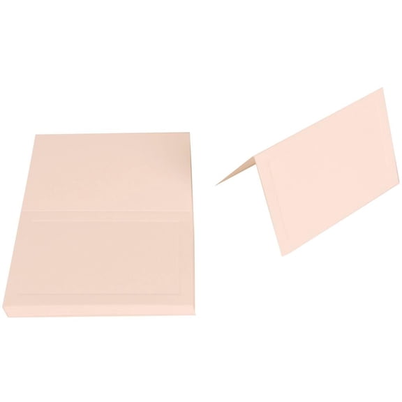 JAM Paper Foldover Placecards, 2 3/16 x 3 3/8, Bright White Wove, 25/Pack
