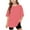 Pink, variant on Ohufall Kids T Shirts for Girls & Boys 5-15, Fashion Solid Color Casual Short Sleeve Tees for Children Summer Loose Fit Breathable Crew Neck T-shirt