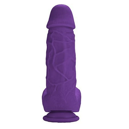 Lickerlish 8" Ultra Thick Purple Silicone Personal Massager