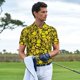 thumbnail image 3 of Fotbe Yellow Butterflies Camiseta Polo de Golf para Hombre con Estampado – Camisa Deportiva Transpirable con Cuello Abotonado-3X-Large, 3 of 6