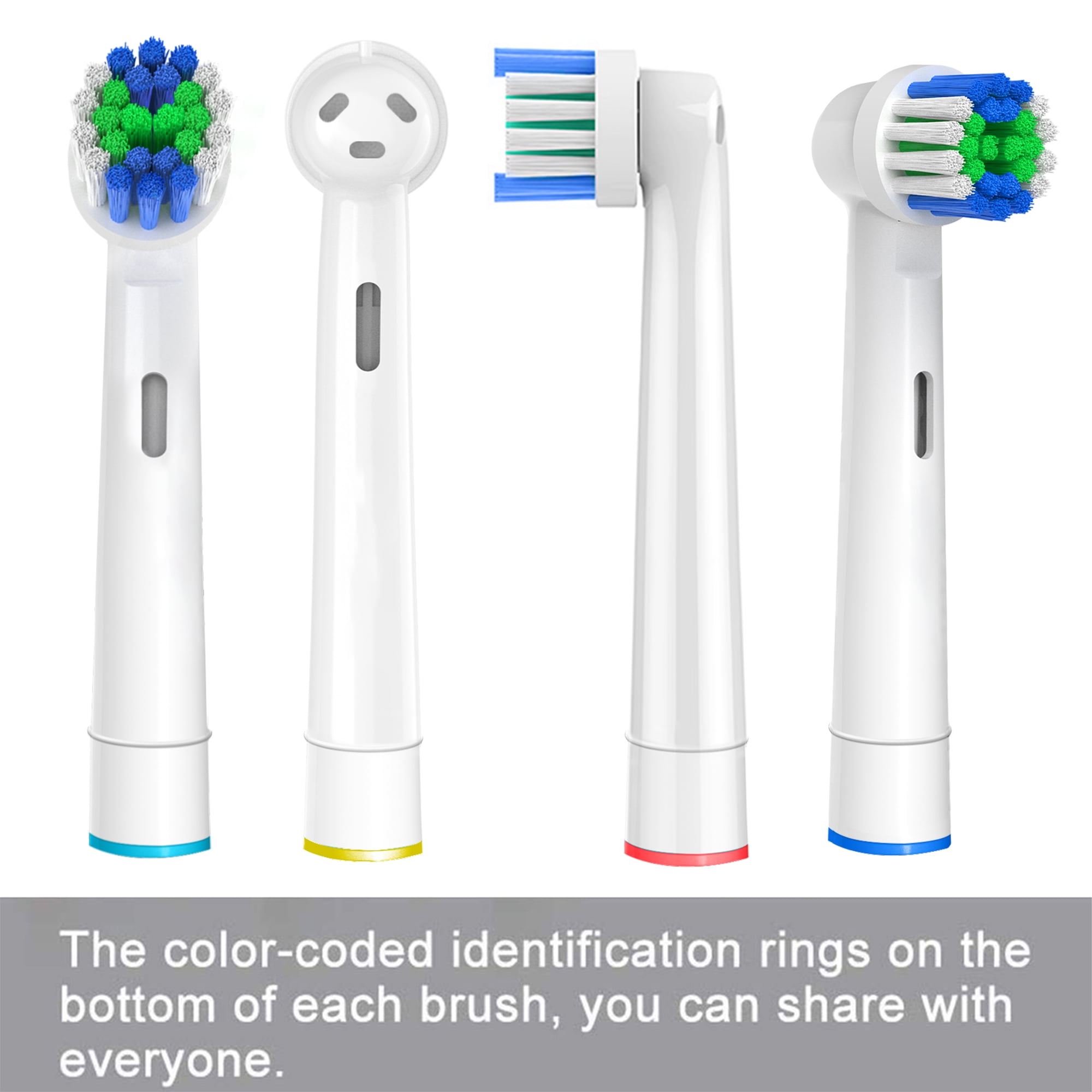 Replacement Toothbrush Heads Compatible with Oral-B Braun, 20 Pcs Precision Clean Electric Toothbrush Heads Refill