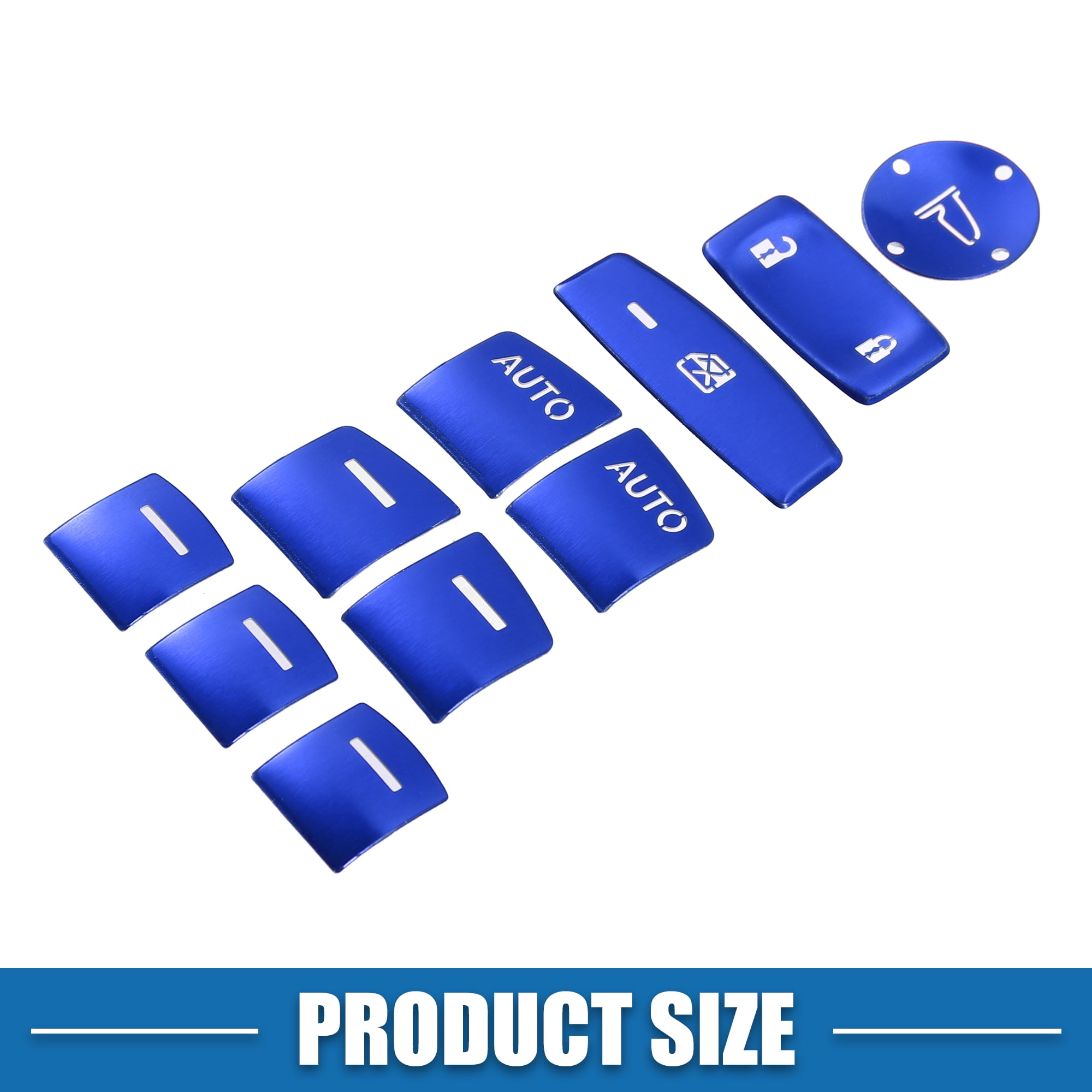 Unique Bargains Master Window Switch Cover for Honda Accord 2018-2022 Blue