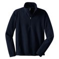 thumbnail image 5 of Yellow Rooster Men's Value Fleece 1/4-Zip Male Pullover True Navy XS, 5 of 6