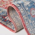thumbnail image 3 of SAFAVIEH Vintage Persian Forrester Oriental Polyester Area Rug, Red/Blue, 6' x 9', 3 of 9