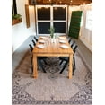 thumbnail image 4 of Rugs.com Outdoor Traditional Collection Rug – 6' x 9' Beige Flatweave Rug Perfect For Bedrooms, Dining Rooms, Living Rooms, 4 of 5