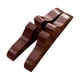 thumbnail image 1 of 2 soportes para mampara de privacidad, base de madera para puerta móvil, pies de apoyo para oficina, protectores Marrón, 1 of 9
