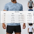 thumbnail image 7 of Eltusu Men's Athletic T-Shirts, Pullover Summer Crew Neck Printed Short Sleeve Tops Dark Blue Size XL, 7 of 7