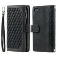 thumbnail image 2 of Feishell Crossbody Wallet Phone Case for iPhone 8 Plus/iPhone 7 Plus,Luxury PU Leather Magnetic Buckle Zipper Pocket Card Slots Flip Stand Protective Cover with Hand Strap & Shoulder Strap,Black, 2 of 13