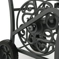 thumbnail image 3 of Suncast Decorative Metal Outdoor Garden Hose Cart for 150' of Standard Vinyl Hose, Black, 3 of 9