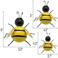 thumbnail image 3 of American Wrought Iron Metal Bee Decor Antique Big Bee Wall Decor, 3 of 5