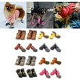 thumbnail image 2 of Acahhotxx Puppy Shoes, Dog Snow Booties Sock Boot Rain Booties Waterproof Breathable Wearable for Small and Large Dogs - Orange - 4, 2 of 3