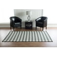 thumbnail image 4 of Linon Salonika Houndstooth Reversible Woven Wool 5'x8' Rug in Gray, 4 of 7