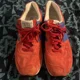 thumbnail image 1 of New Balance 576 Made in England Shoes Mens 10.6 D Red Sneakers suede 576SRB, 1 of 6