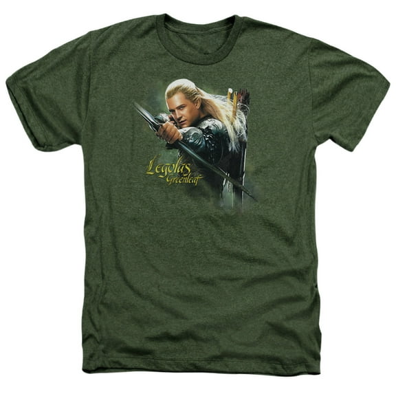 Hobbit - Legolas Greenleaf - Heather Short Sleeve Shirt - X-Large