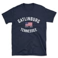 thumbnail image 1 of Gatlinburg Tennessee Patriot Men's Cotton T-Shirt, 1 of 1