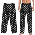thumbnail image 2 of PISONIC Funny Mens Pajama Pants Lounge Men's Pajama Bottoms Soft Sleep Pants With Pockets Drawstring, 2 of 7