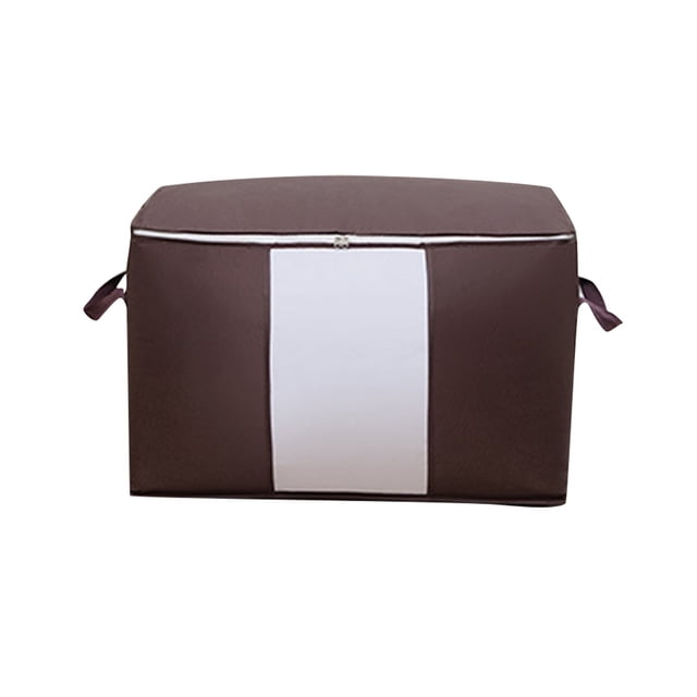 RXIRUCGD 1 Pack Clothes Storage Bag Foldable Blanket Storage Bag with Handle, Storage Containers for Your Comforters, Blankets, Pillows, Toys, Clothing and Beddings