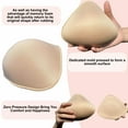 thumbnail image 4 of BIMEI Lightweight Breast Forms Mastectomy Breast Pad Enhancer for Women Mastectomy Breast Cancer Support,1 Piece,L, 4 of 10