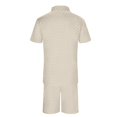 thumbnail image 4 of WILLBEST Trajes Cortos para Hombre, Conjunto Informal Elegante para Primavera y Verano, Uso Diario, Cómodos, Transpirables y A La Moda., 4 of 4