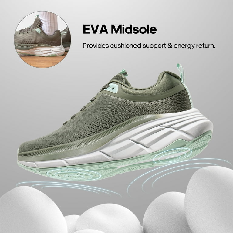 NORTIV 8 Men's Walking Running Shoes, ActiveBreeze Cushion