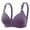 Purple, variant on Lixiuxyad Wireless Bras for Women Pack Women's Underwire One Smooth U Light T Shirt Convertible Bra