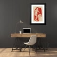 thumbnail image 4 of Christian Rohlfs 17x24 Black Modern Framed Museum Art Print Titled - In Love (1912), 4 of 5