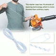 thumbnail image 2 of Uxcell Recoil Starter Rope Pull Cord 2.5mm 10m Nylon Pull Cord for Chain Saw White Blue, 2 of 7