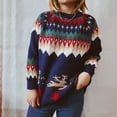 thumbnail image 2 of TJAZFJPA Sweaters for Women Trendy Fall Fashion Christmas Sweater Thickened Raglan Sleeve Christmas Tree Gold Thread Pullover Oversized Sweaters for Women Trendy Boho Grey Sweater Women, 2 of 4