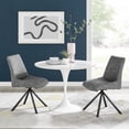 thumbnail image 3 of New Pacific Direct Viona Chenille Swivel Dining Side Chair (Seat), (Set of 2), 3 of 11