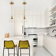 thumbnail image 2 of Modern Mini Pendant Light Brass Glass Pendant Lighting for Kitchen Island Light, 2 of 10