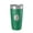 Green, variant on Bde Maka Ska Tumbler Lake Map Travel Mug Insulated Laser Engraved Coffee Cup Minnesota 20 oz White