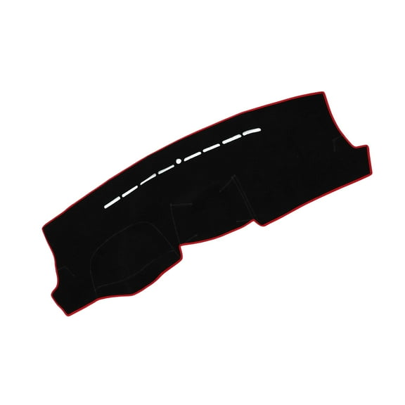 Unique Bargains Dashboard Covers for Hyundai Tucson 2005-2009 Non-Slip Dash Cover Mat Polyester Black, Red Front