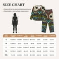 thumbnail image 6 of Bingfone Womens Pajama Sets Boho Owl Print,Long Sleeve Loungewear Pajamas Set-Medium, 6 of 9