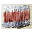 thumbnail image 2 of 10 Pieces, Terminal Copper National Standard Braided Ground Wire/6 Square; Length About 6 Inches (150 Mm); Hole Distance: 8 Mm, 2 of 5