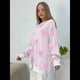 thumbnail image 5 of Suéter con Estampado de Corazón para Mujer, Sudadera de Punto de Larga con Gráfico de Amor, Camiseta Extragrande Rosa L, 5 of 6
