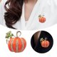 thumbnail image 2 of Abrigo, jersey, accesorio, ramillete, broche con forma de calabaza con diamantes de imitación, broche decorativo europeo, broche con hebilla para cárdigan., 2 of 8