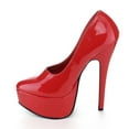 thumbnail image 5 of 652-Prince, 6.5" Stiletto Heel Pump Shoe, 5 of 6