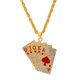 thumbnail image 5 of Collar de póquer de diamante creativo personalizado, genial, divertido, anti - genuino, collar de celebridades personalizado en línea y accesorios joyas de pareja regalo de San Valentín, 5 of 5