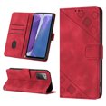 thumbnail image 1 of Compatible avec Samsung Galaxy Note 20 Étui en Cuir PU Classique Embossé avec Porte-Cartes Étui Antichoc, 1 of 5