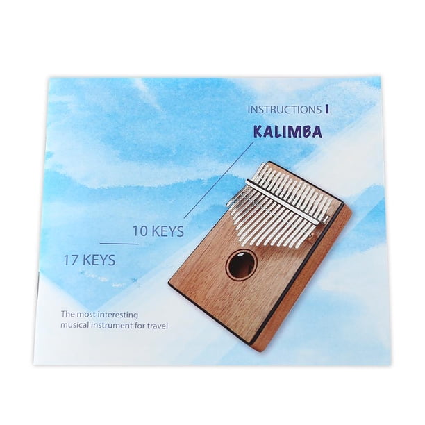 Kalimba Sheet Thumb Piano Text Libro de música Guía de instrumentos para principiantes Likrtyny Para estrenar