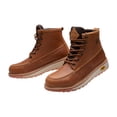 thumbnail image 4 of Botas Hombre Tipo Piel Con Agujetas Casuales Trabajo, 4 of 4