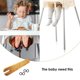 thumbnail image 4 of Pedal Para Tronas De Bebé Con Anillos De Goma, Reposapiés De Madera De Bambú Natural, Reposapiés Ajustable Antideslizante Para Silla De Bebé Vogacara BA001092-00, 4 of 6