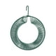 thumbnail image 3 of Comedero para pájaros con forma de corona de maní colgante, de metal, decorativo de primera calidad, con gancho para colgar Verde, 3 of 8